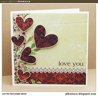 Valentine Card Ideas on Patricia Made This Valentines Day Card Idea Using The Impressions Of